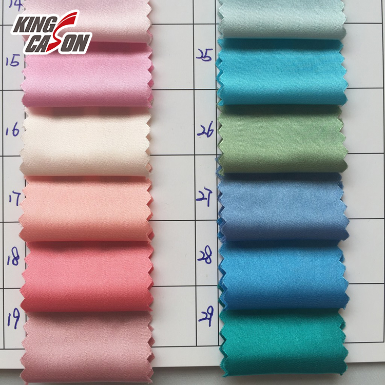 Kingcason Classics Luxury Silky Shiny Solid Fabric