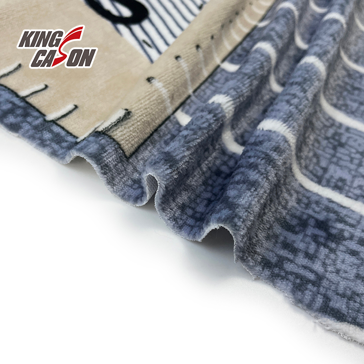 One Side Printing Low Weight Flannel Fleece Fabric