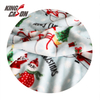 Christmas Super Soft Good Hand Feeling One Side Print Flannel Fleece Fabric