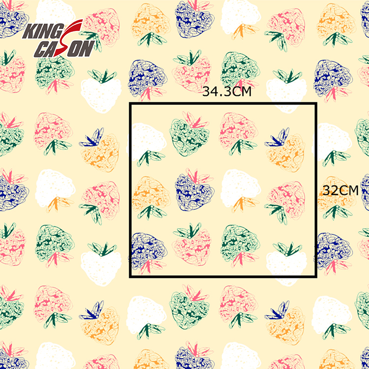 Kingcason Super Soft Fruit Print Flannel Fleece Fabric11