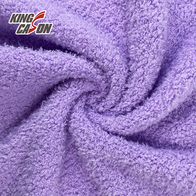 Solid Color Polyester Flannel Fleece Fabric3
