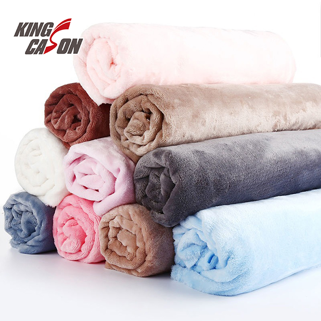 Unwind in Luxury with Custom Colors Polyester Flannel Fleece Fabric