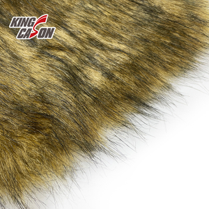 Long Hair Solied Color Fake Faux Fur Fabric