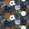 Kingcason Super Soft Sport Print Flannel Fleece Fabric6