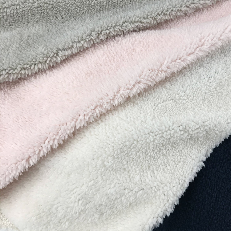 100% Polyester Single Side Sherpa Fleece Fabric