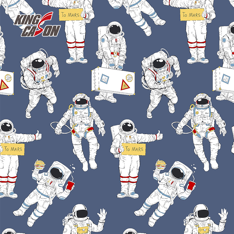 Kingcason Super Soft Human Print Flannel Fleece Fabric2