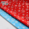 Christmas Antistatic Cartoon One Side Print Flannel Fleece Fabric