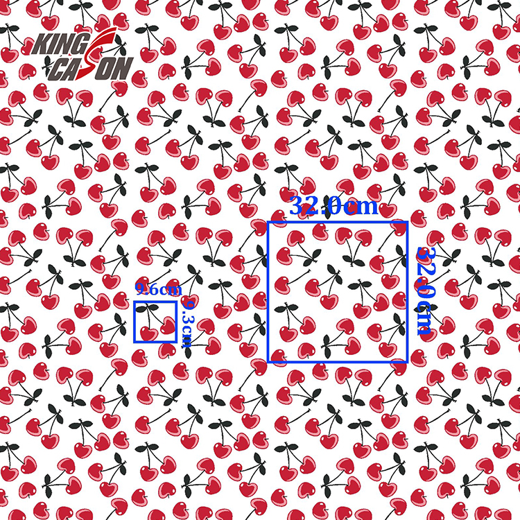 Kingcason Super Soft Fruit Print Flannel Fleece Fabric6