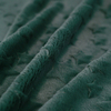 Carving Star Dark Green Faux Fur Fabric