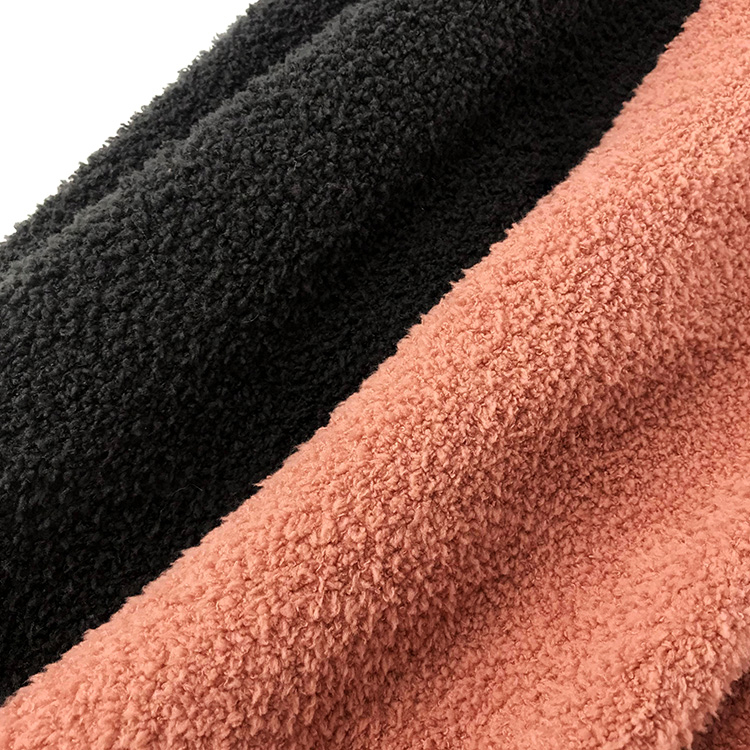 Double Side Solid Color Sherpa Fleece Fabric