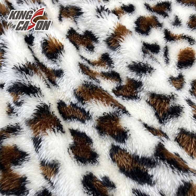 Short Pile Dyeing Polyester Sherpa Fleece Fabric 