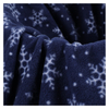 Snowflake Printed Polar Fleece Fabric