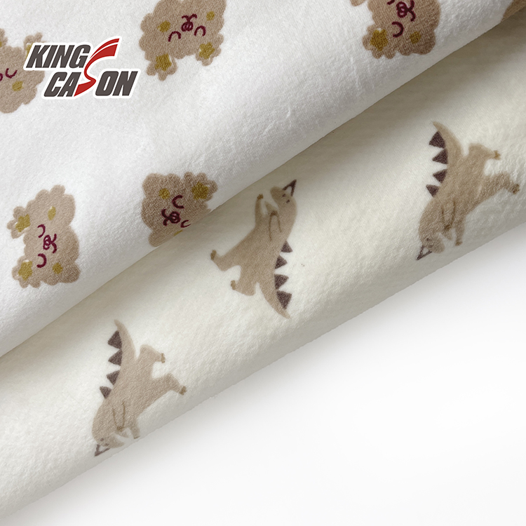 One Side Print Hard Sherpal Fleece Fabric